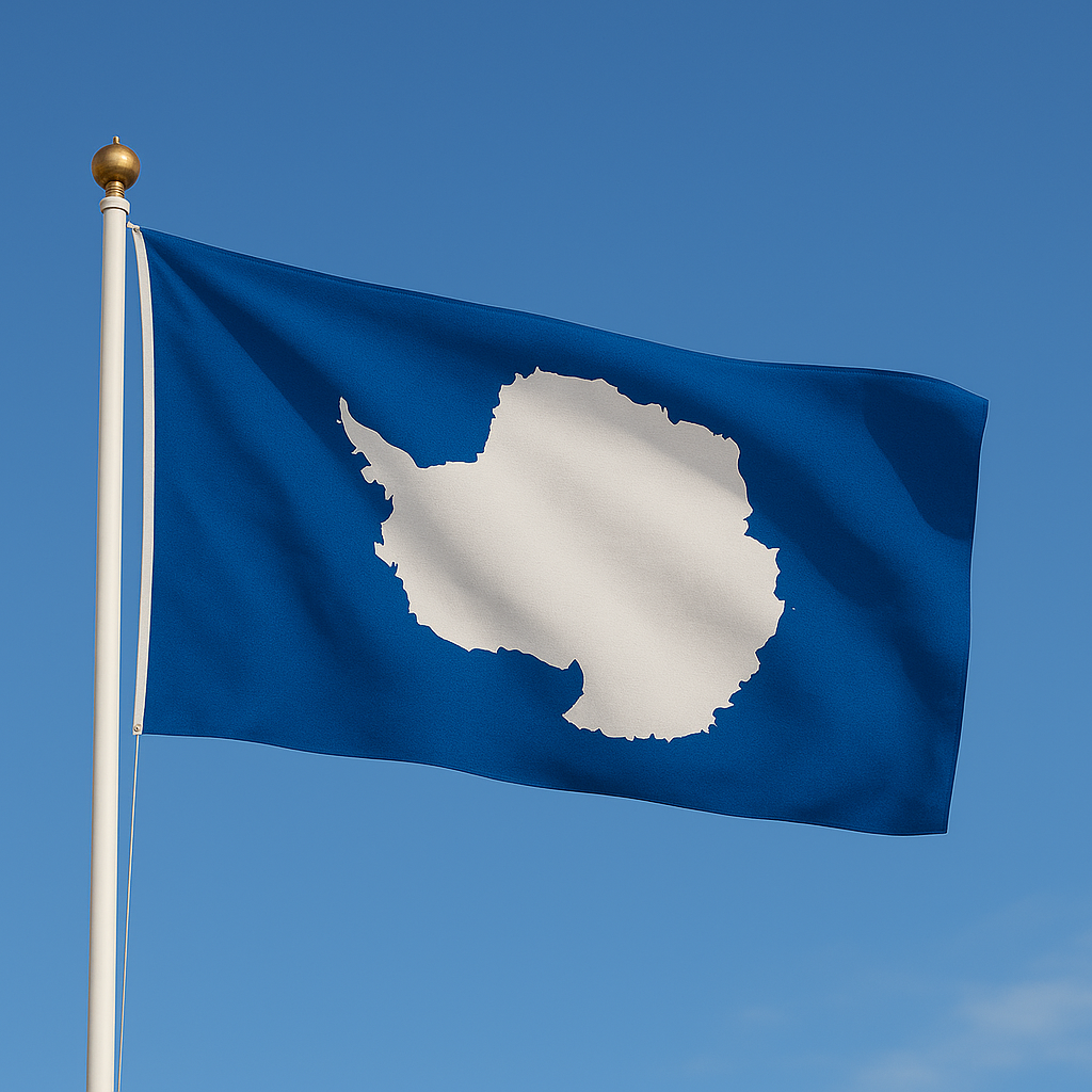 Sewn Antarctica Flag Flag – premium woven polyester, professional quality for long-term external display.