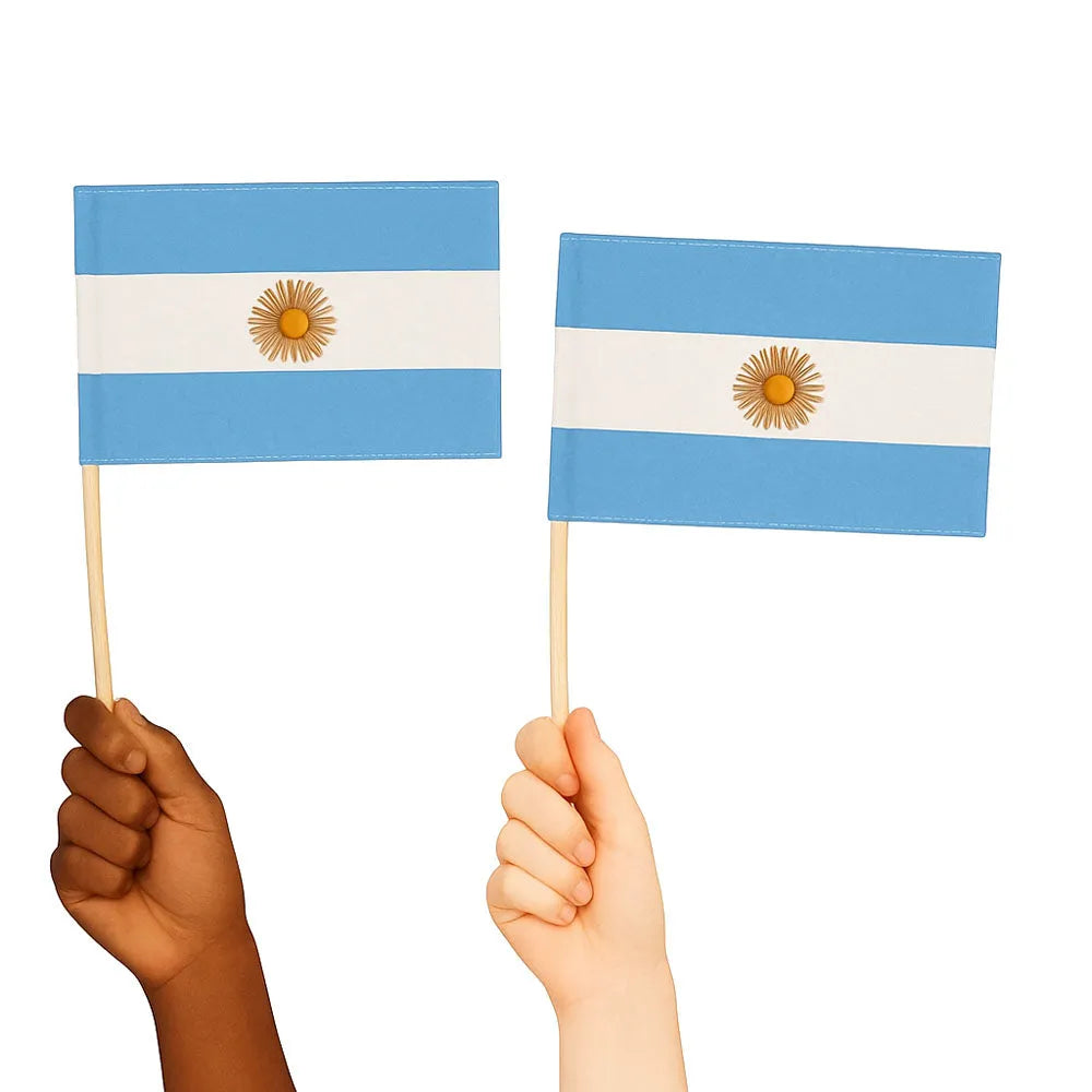 Argentina Handwaving Flags