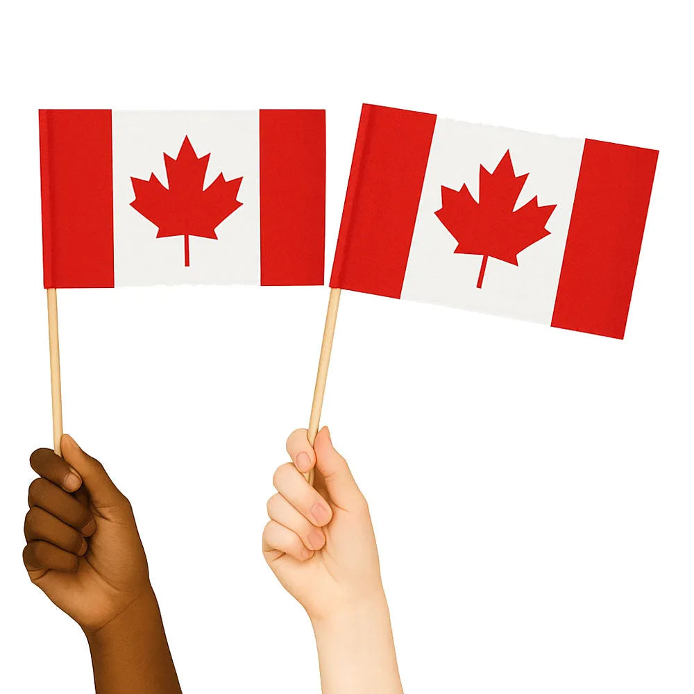Canada Handwaving Flags