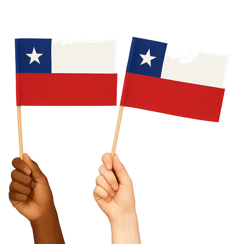 Chile Handwaving Flags