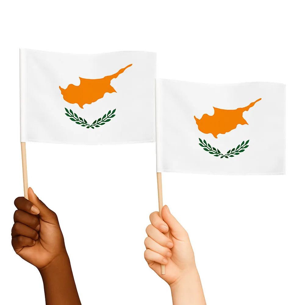 Cyprus Handwaving Flags