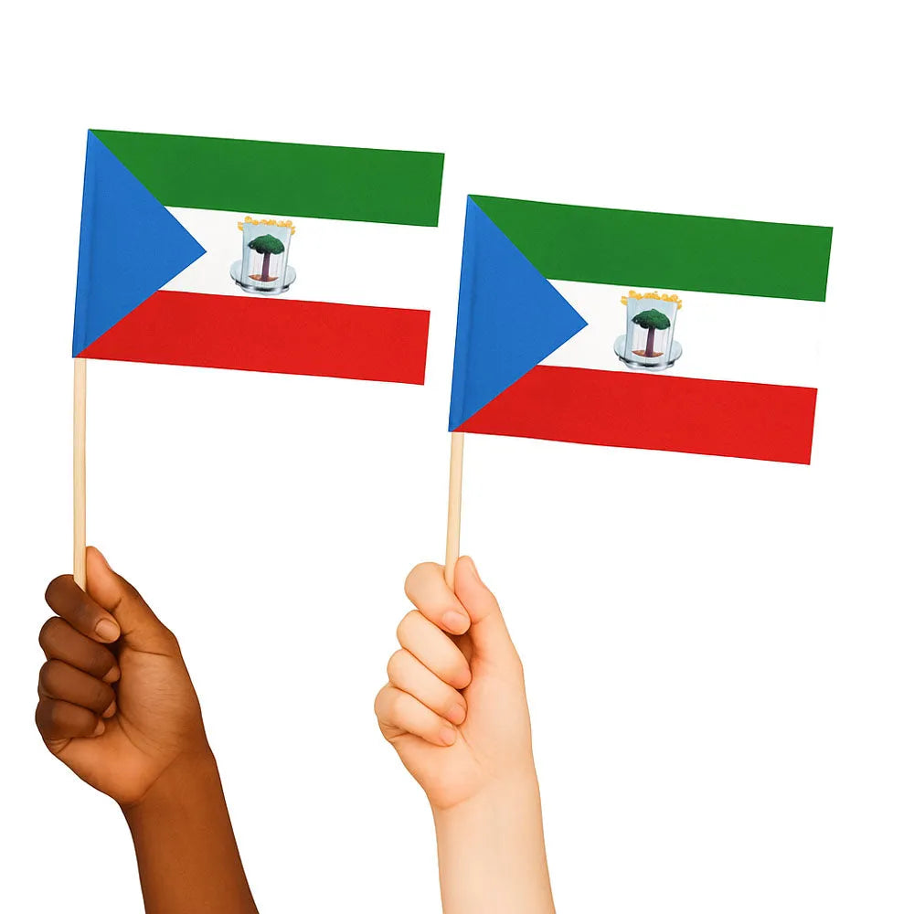 Equatorial Guinea Handwaving Flags
