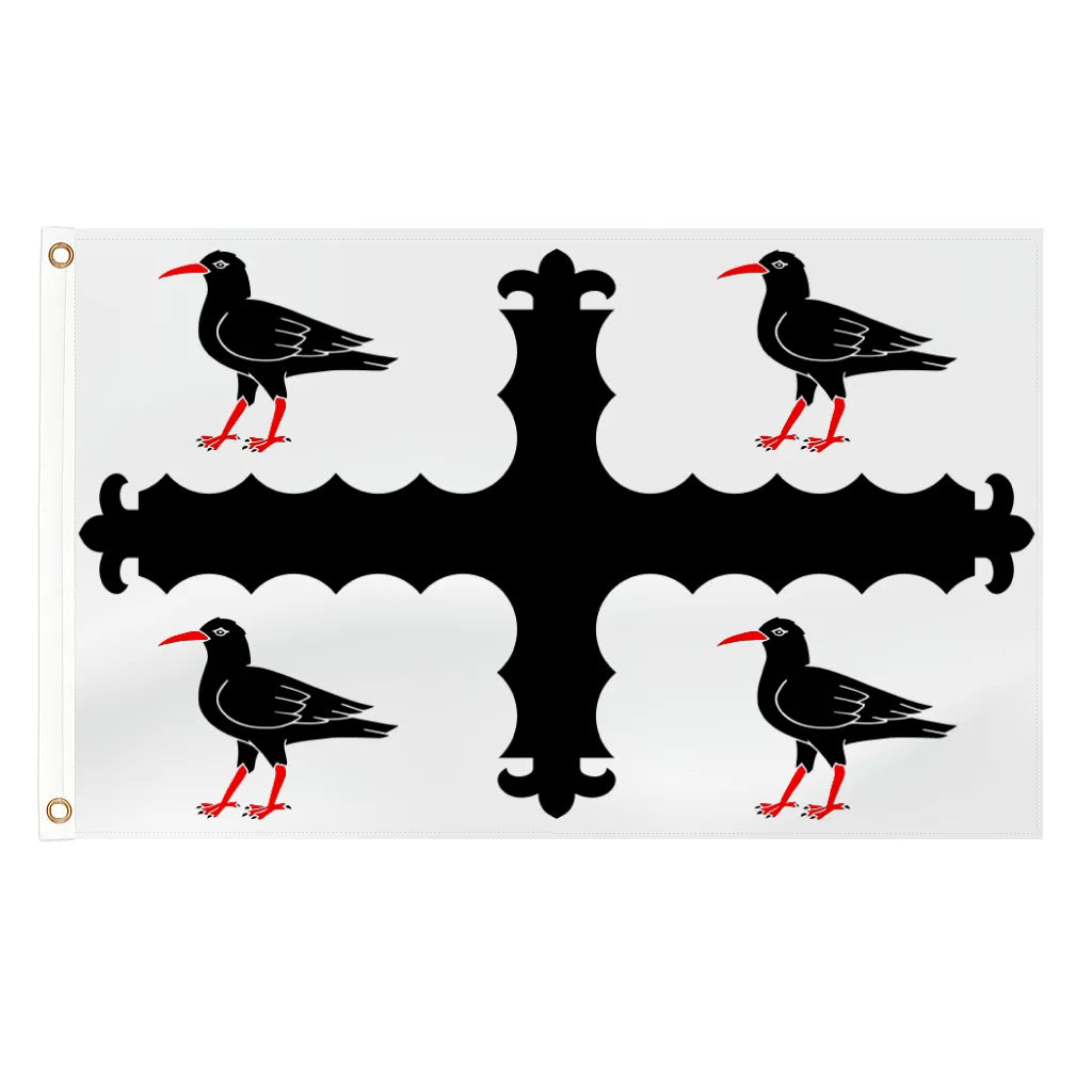 Flintshire county flag - 5ft x 3ft lightweight polyester with brass eyelets