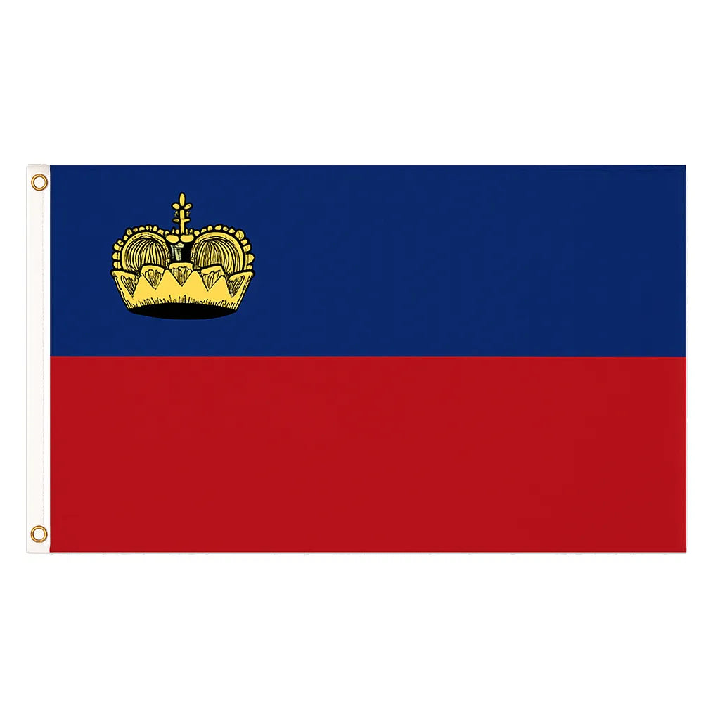 Liechtenstein novelty flag – national design with brass eyelets, ships from the UK