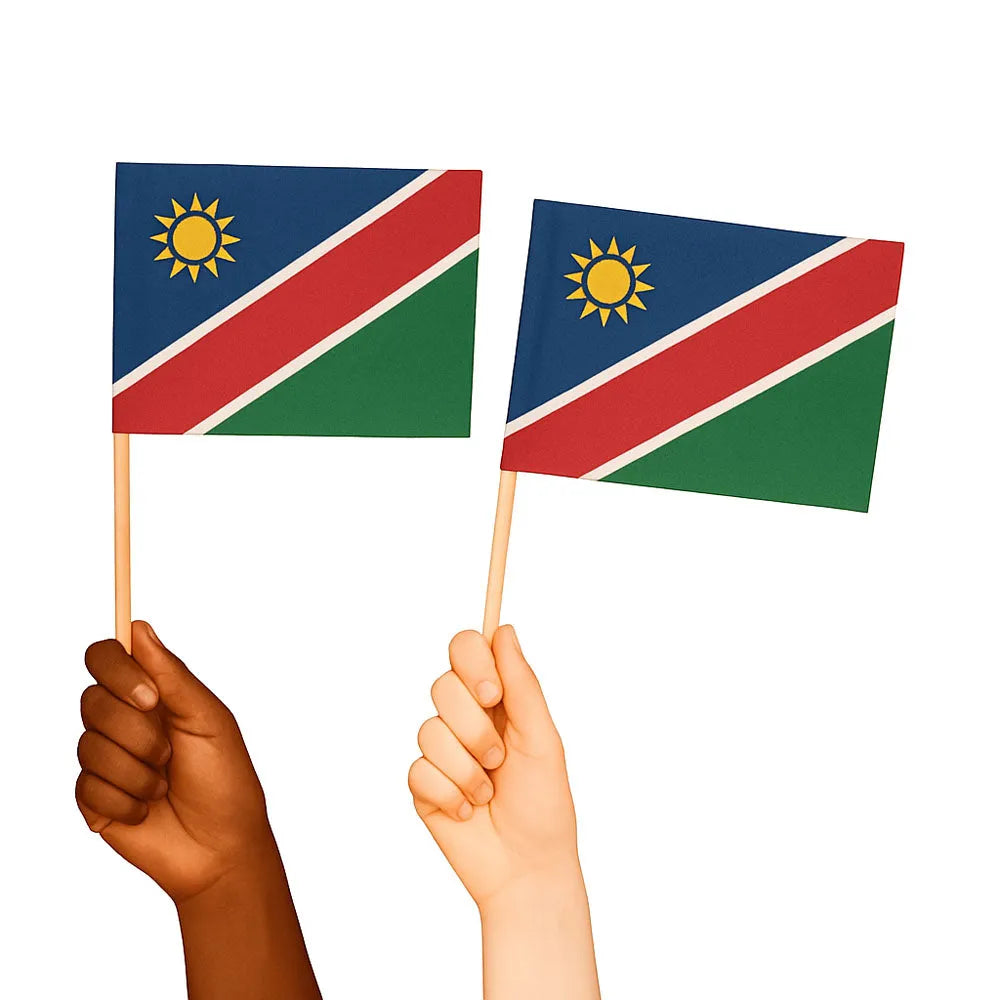 Namibia Handwaving Flags