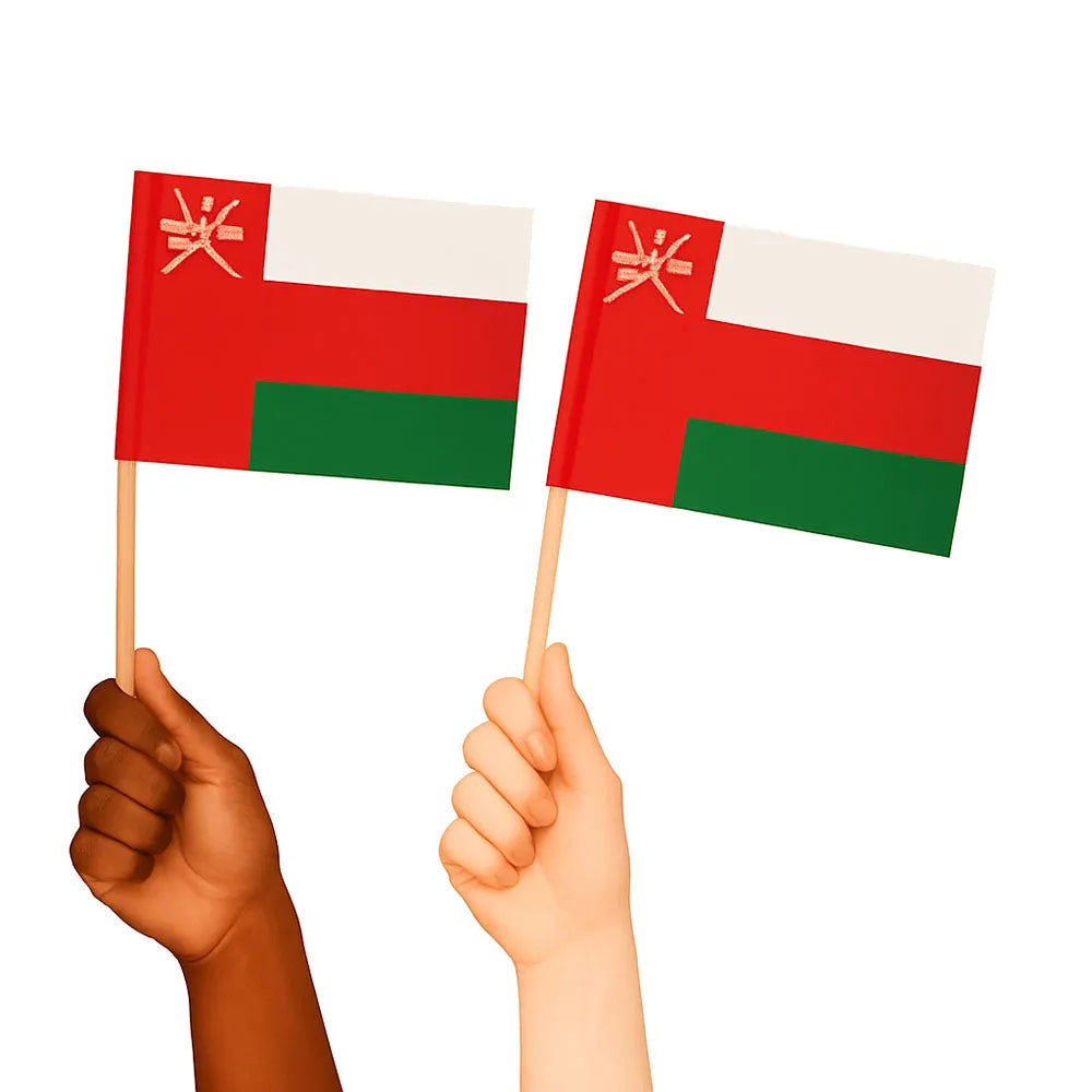 Oman Handwaving Flags