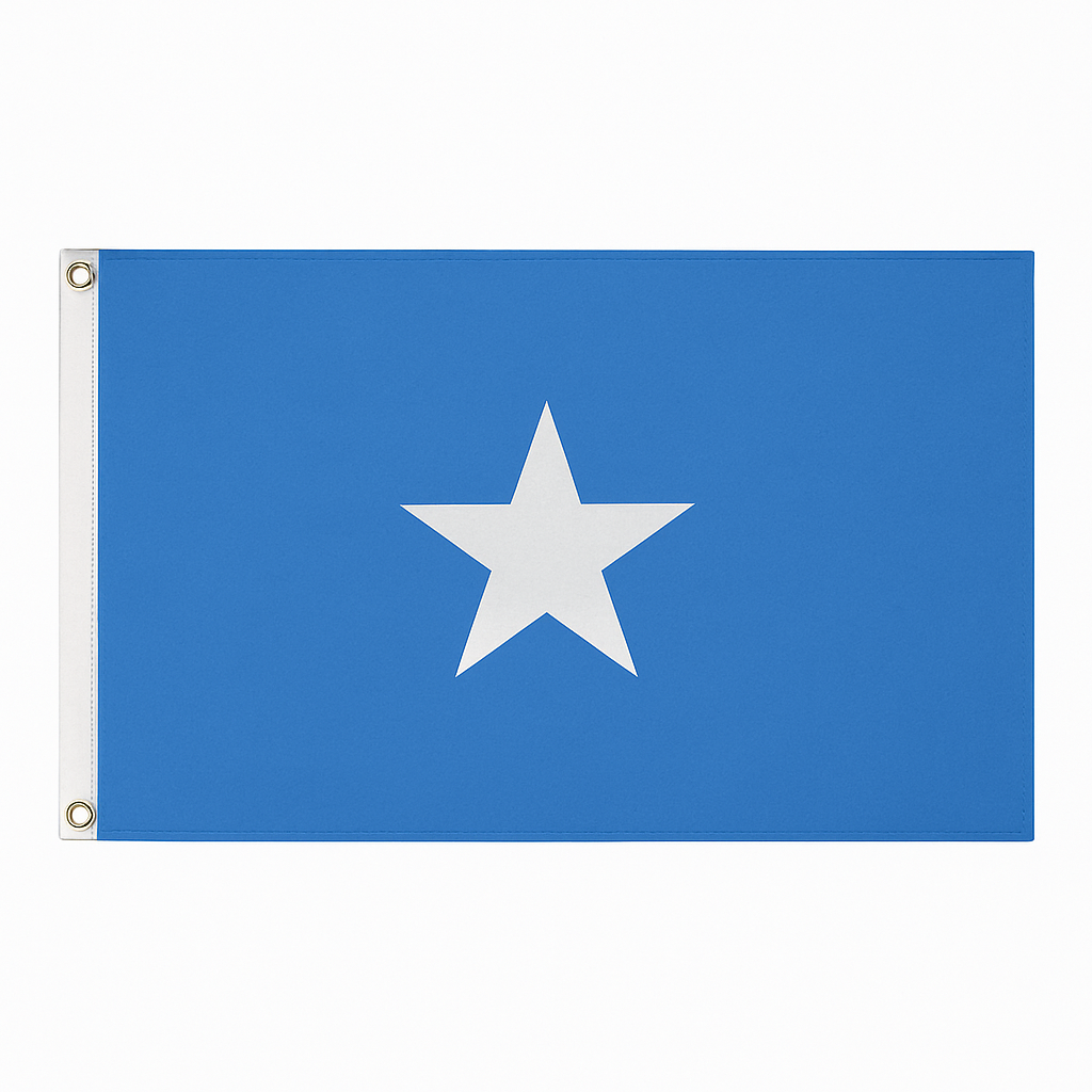 Somalia novelty flag – national design with brass eyelets, ships from the UK