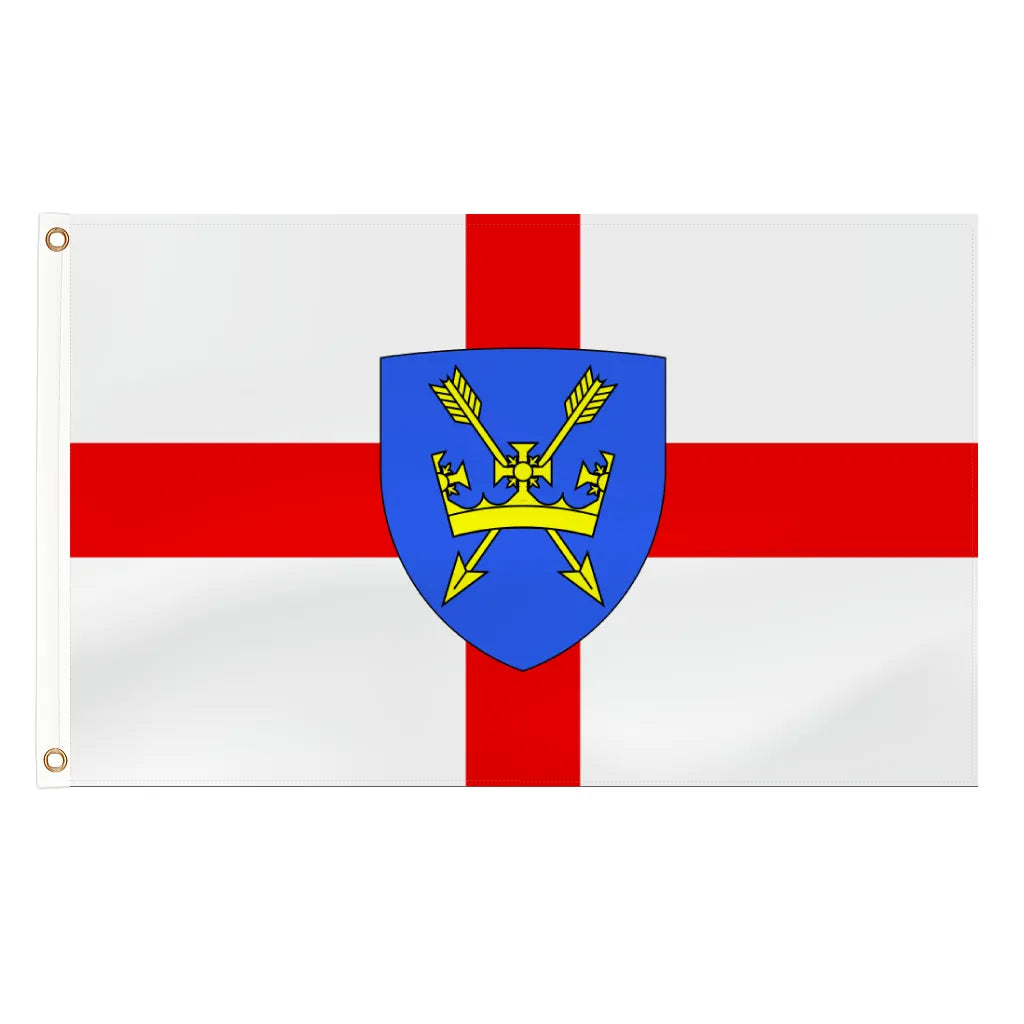 St Edmund of Suffolk regional flag - 5ft x 3ft lightweight polyester with brass eyelets