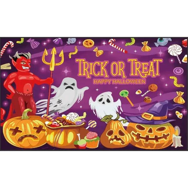 Trick or treat flag