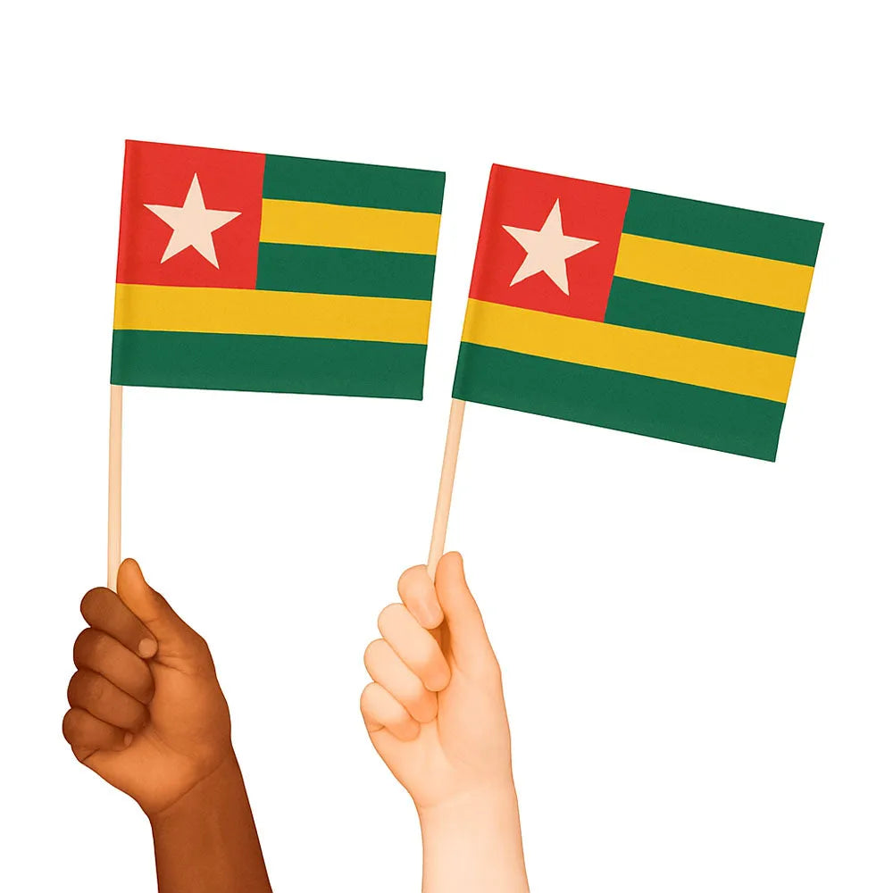 Togo Handwaving Flags