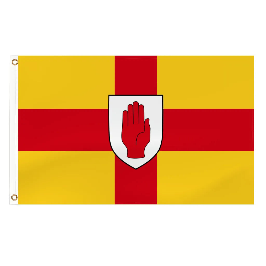 Ulster county flag - 5ft x 3ft lightweight polyester with brass eyelets