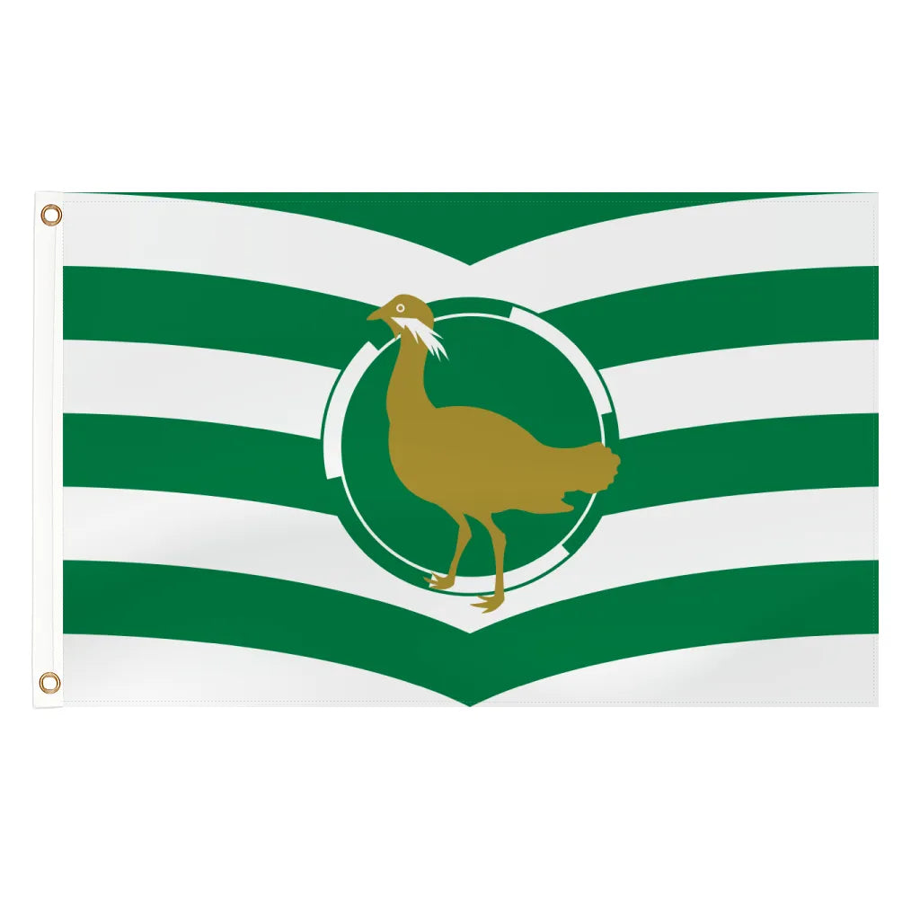 Wiltshire county flag - 5ft x 3ft lightweight polyester with brass eyelets