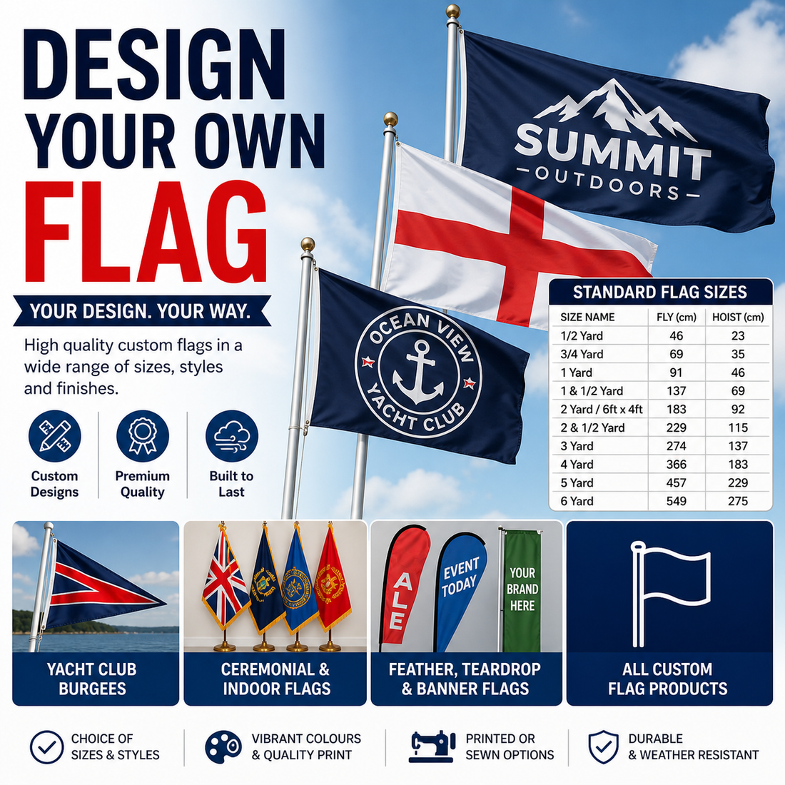 How to Design Your Own Flag - Complete Guide (with Standard Sizes & Formats)