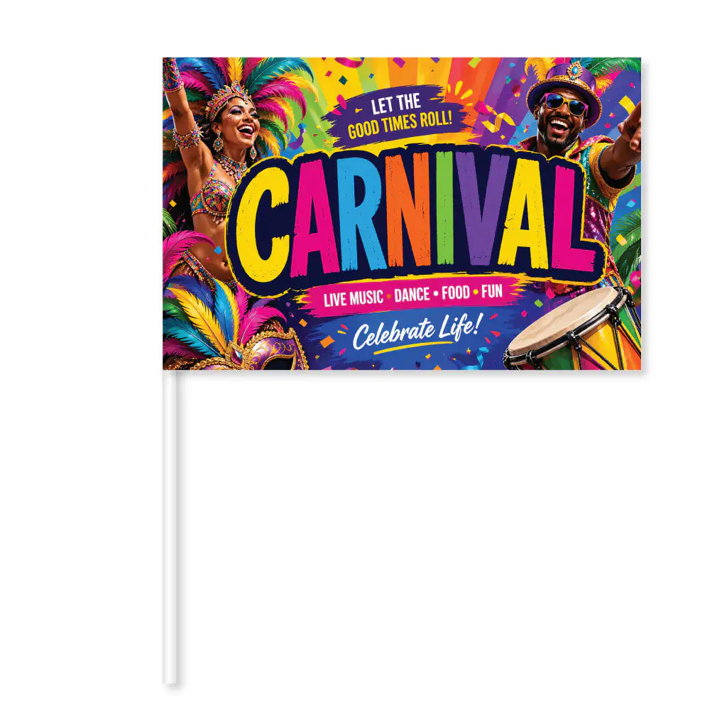 Custom Design Polyester Handwaving Flags