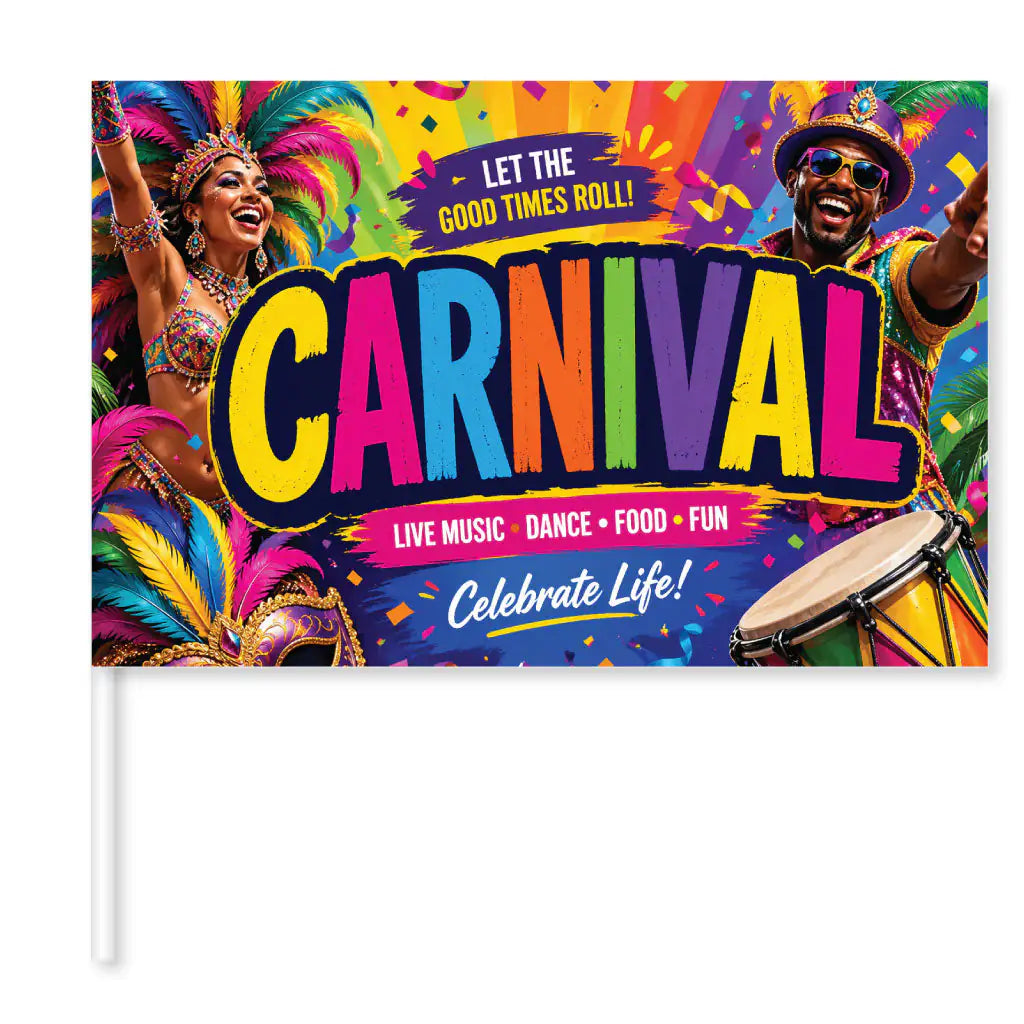 Custom Design Polyester Handwaving Flags