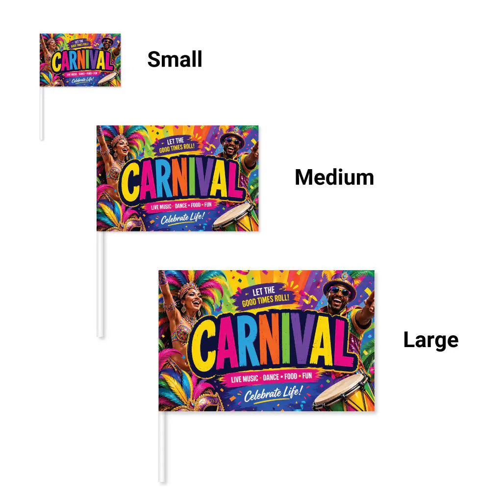 Polyester Hand waving flags