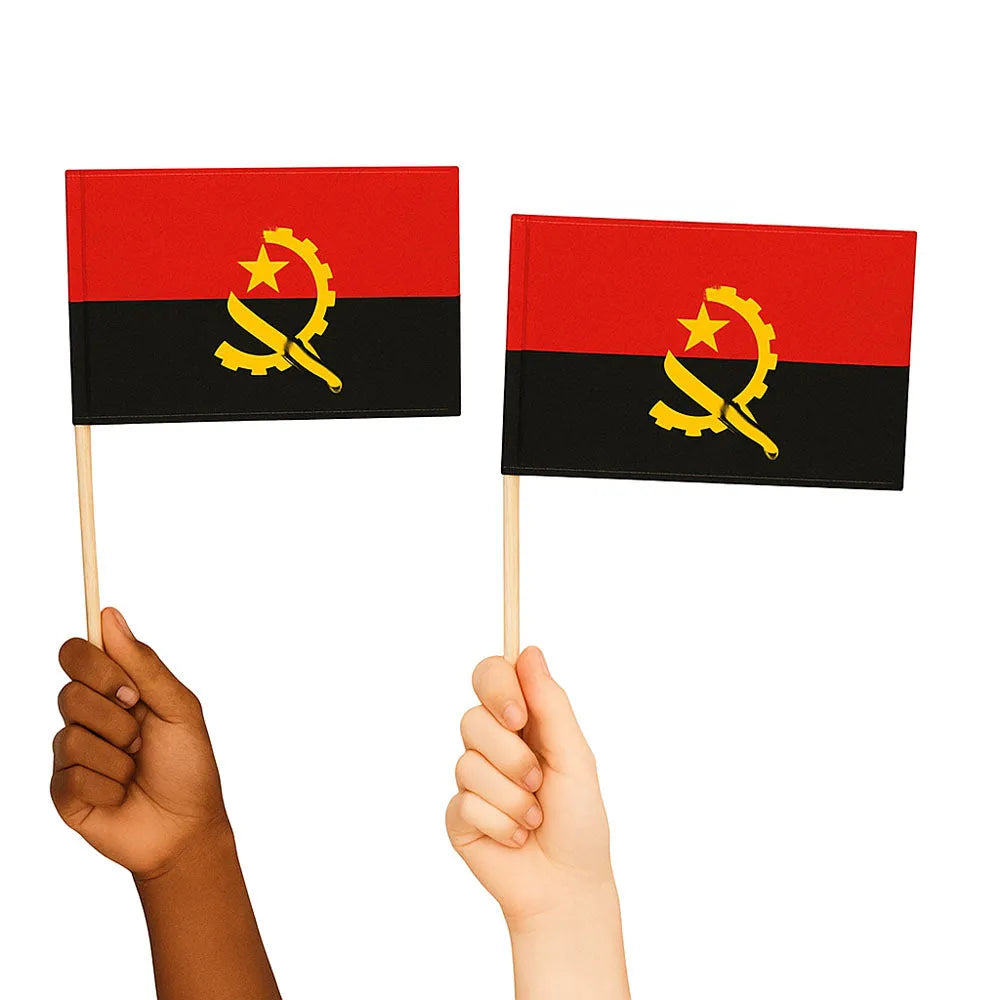 Angola Handwaving Flags