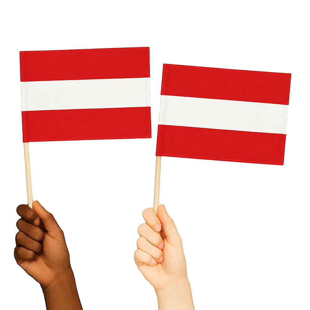 Austria Handwaving Flags