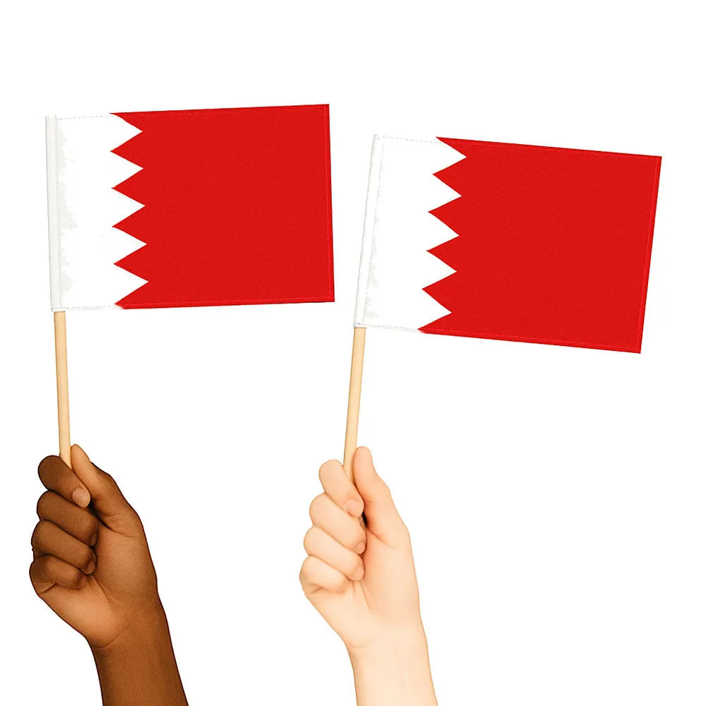Bahrain Handwaving Flags