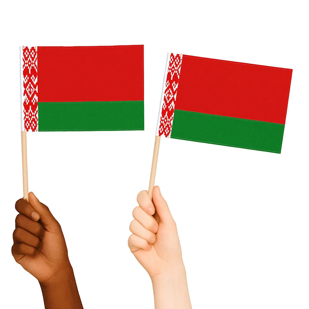 Belarus Handwaving Flags