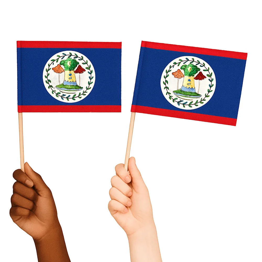 Belize Handwaving Flags