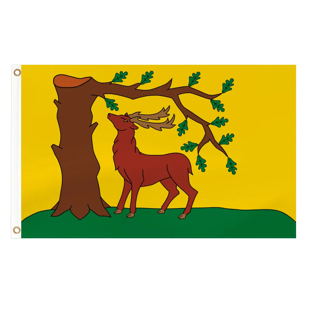 Berkshire county flag - 5ft x 3ft lightweight polyester with brass eyelets