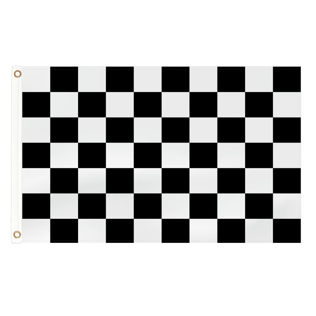 Chequered Lightweight Flags (Various Colours)