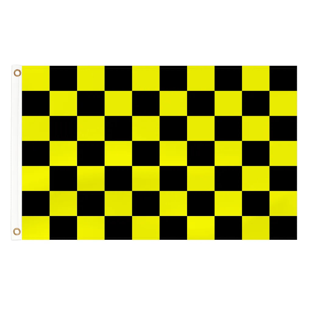 Chequered Lightweight Flags (Various Colours)