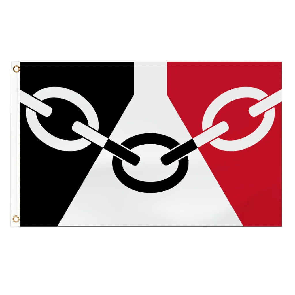 Black Country regional flag - 5ft x 3ft lightweight polyester with brass eyelets