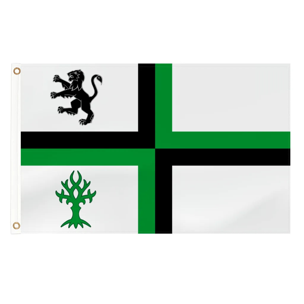 Bloxwich Town town flag - 5ft x 3ft lightweight polyester with brass eyelets