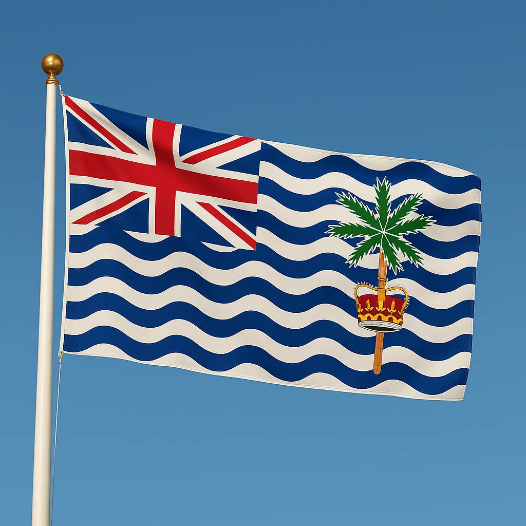 Sewn British Indian Ocean Flag – premium woven polyester, professional quality for long-term external display.