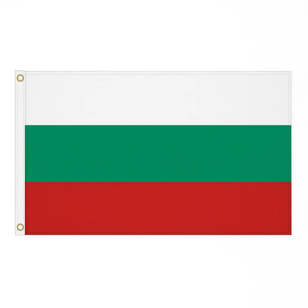 Bulgaria novelty flag – national design with brass eyelets, ships from the UK