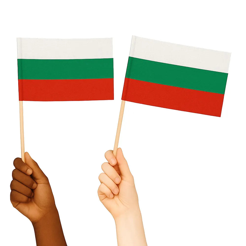 Bulgaria Handwaving Flags