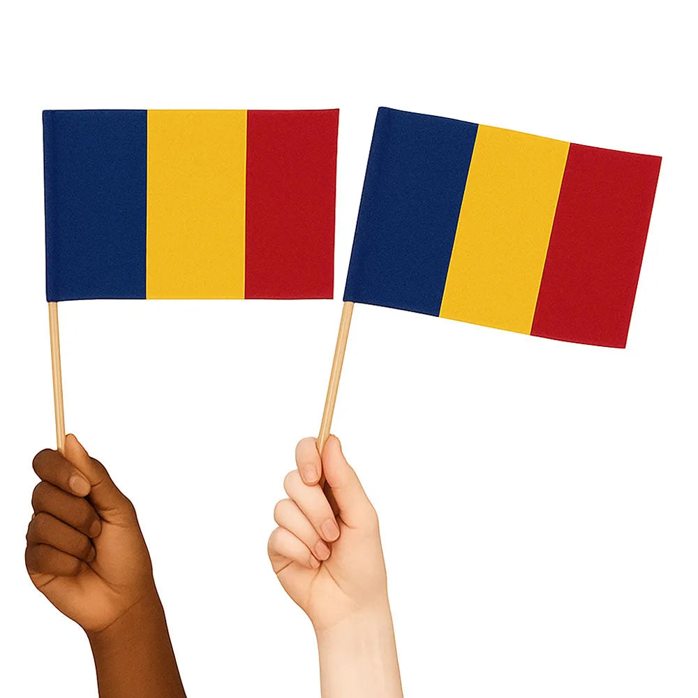 Chad Handwaving Flags