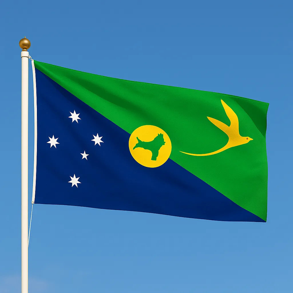 Sewn Christmas Island Flag – premium woven polyester, professional quality for long-term external display.