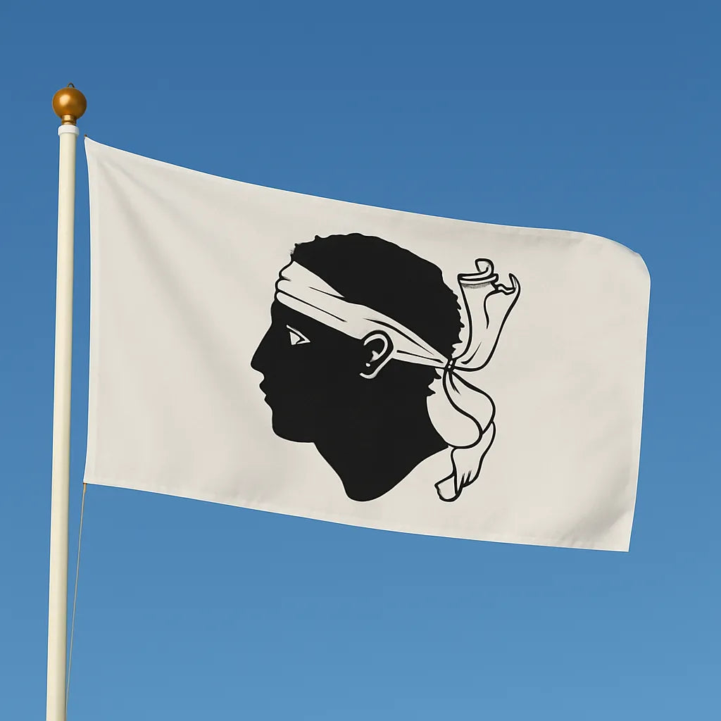 Sewn Corsica Flag – premium woven polyester, professional quality for long-term external display.