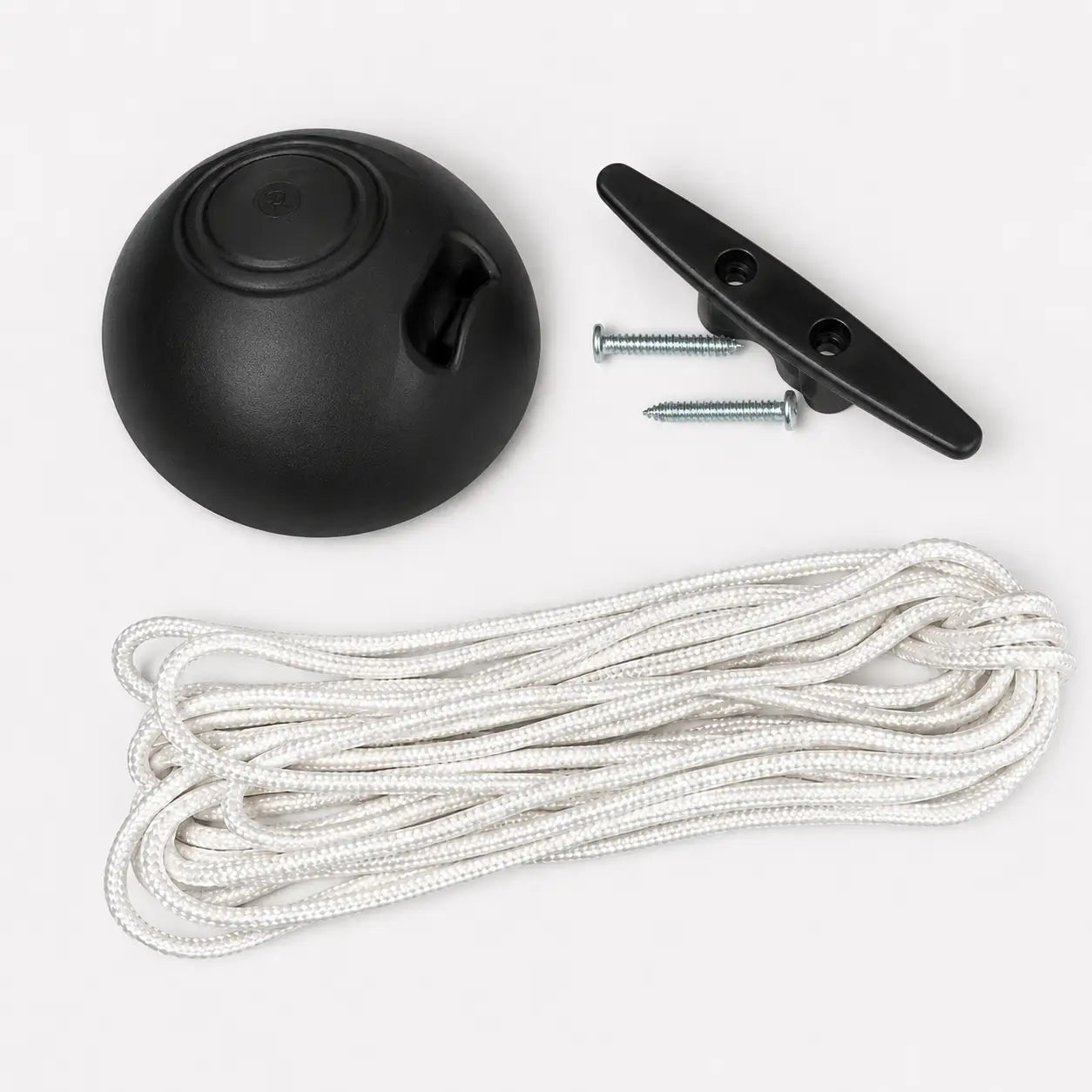 DIY Flagpole Maintenance Kit - Halyard Rope, Cleat & Dome Top
