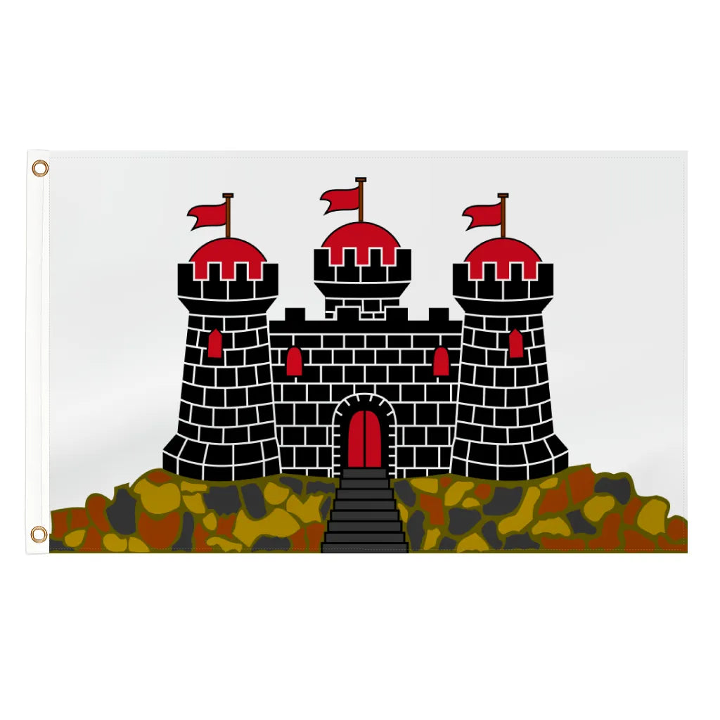 Edinburgh city flag - 5ft x 3ft lightweight polyester with brass eyelets