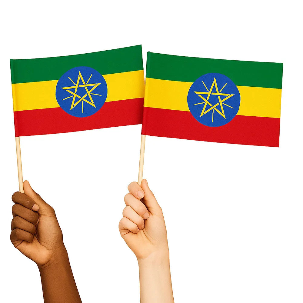 Ethiopia Handwaving Flags