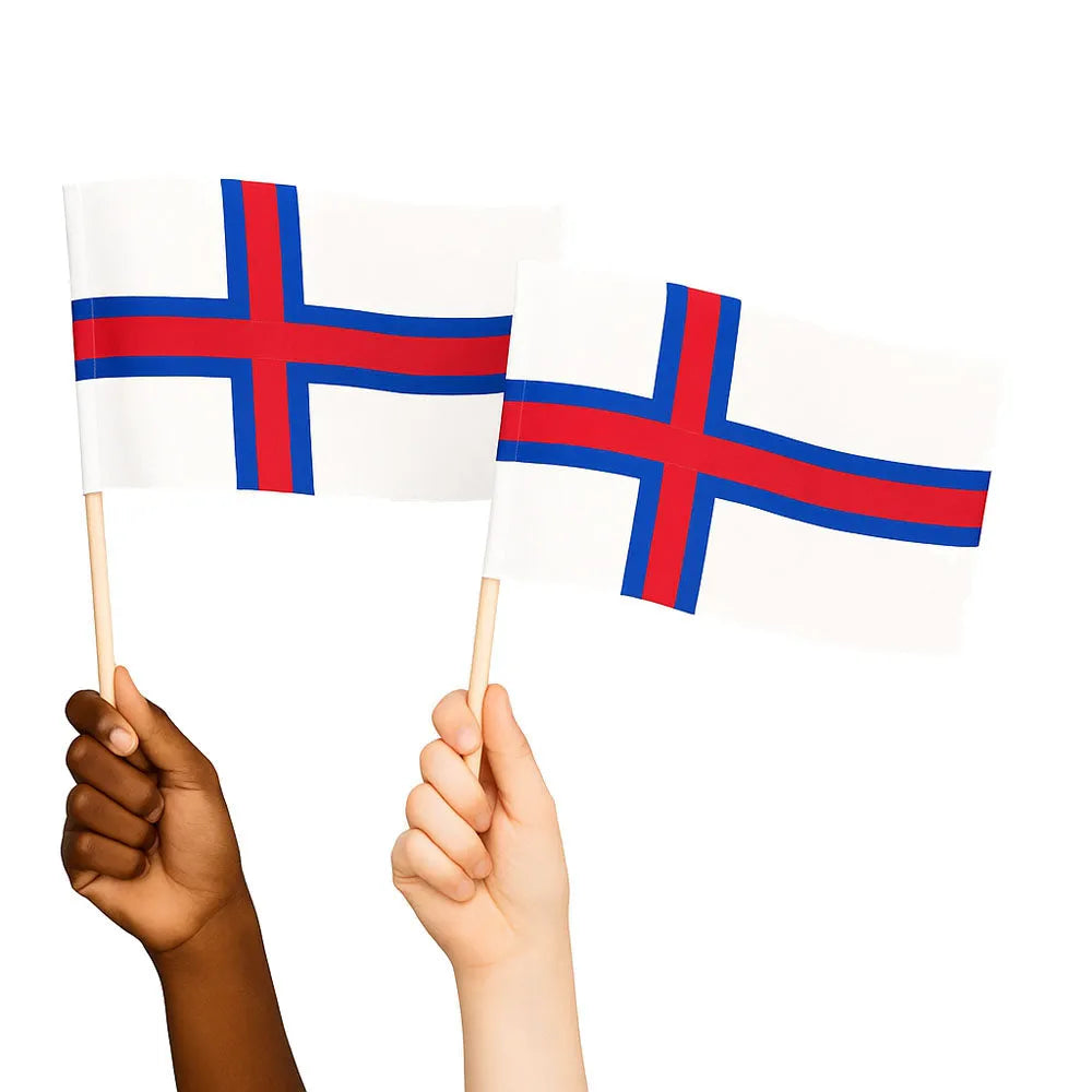 Faroe-Islands Handwaving Flags