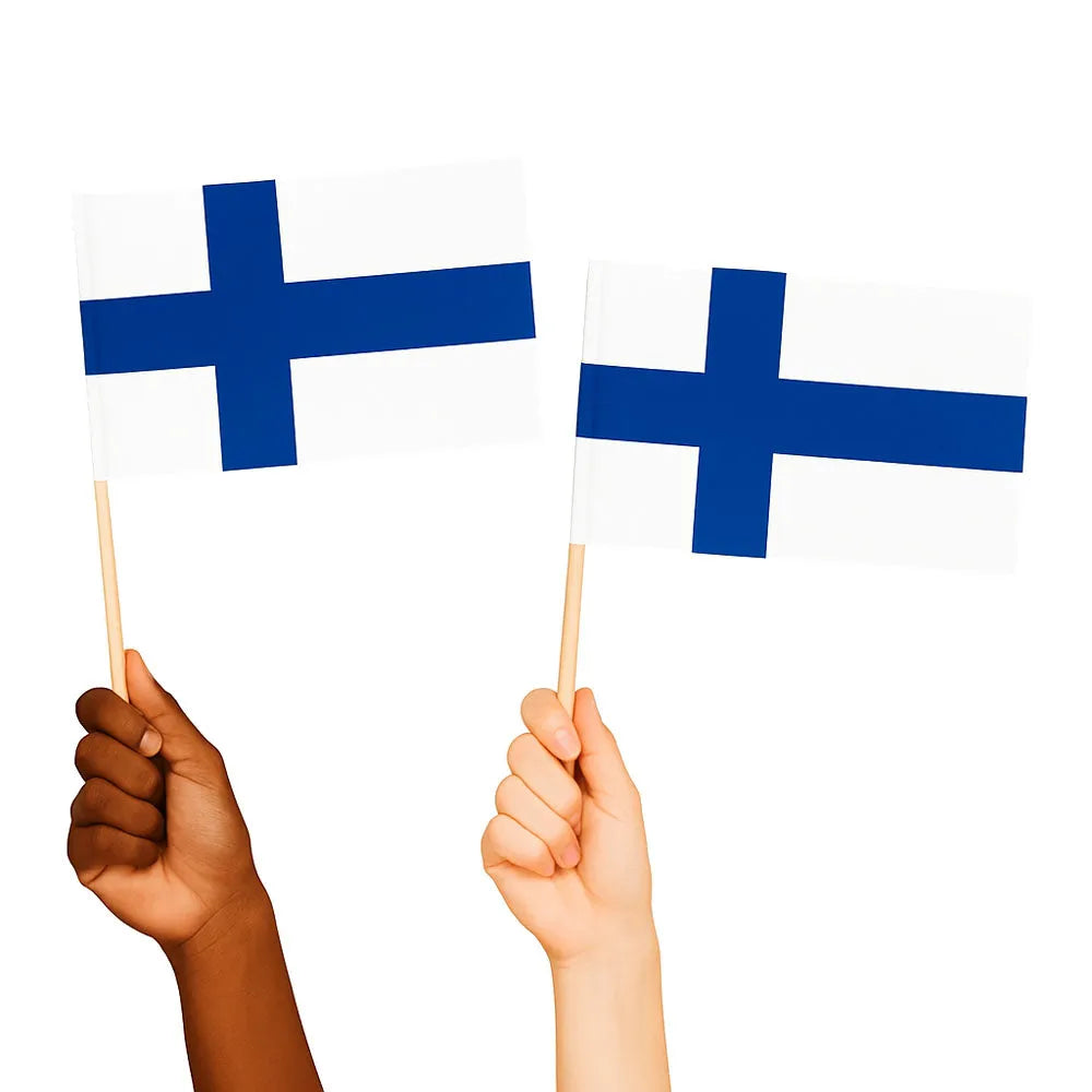 Finland Handwaving Flags