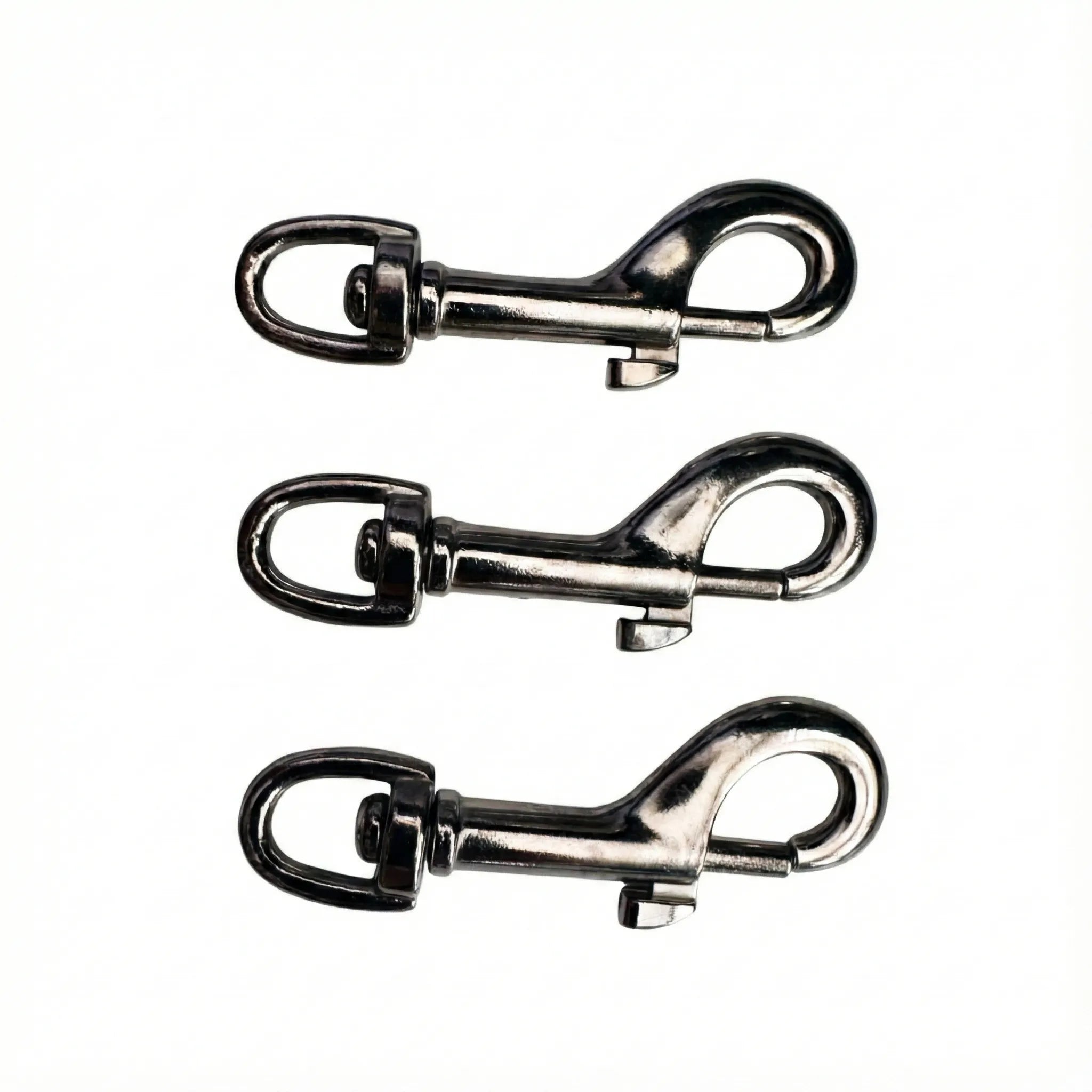 Zinc Flag Snap Hooks one a white background