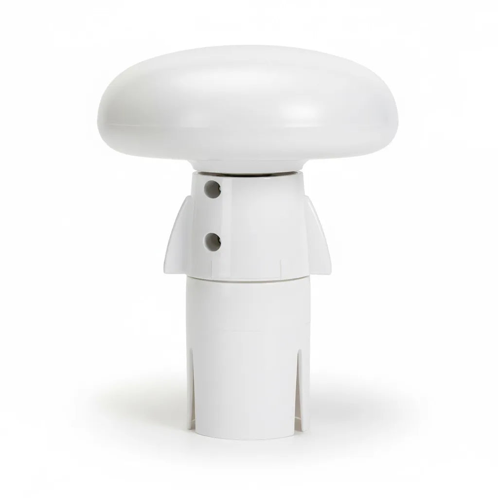 Flagpole White Finial