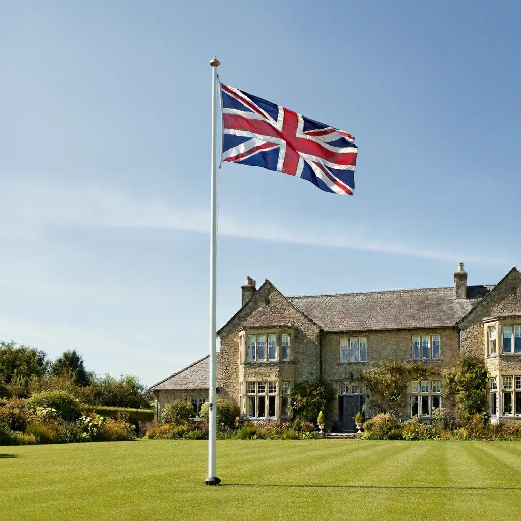 Ground Mounted Glassfibre Flagpole