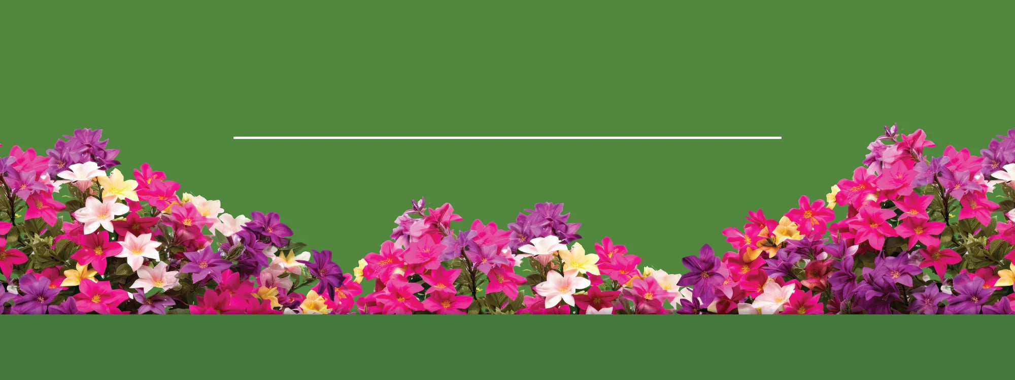 Florist Banner - Customisable Pink or Green