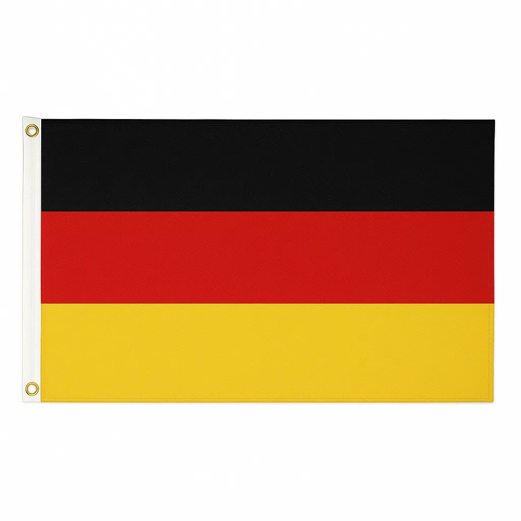 Germany novelty flag – national design with brass eyelets, ships from the UK