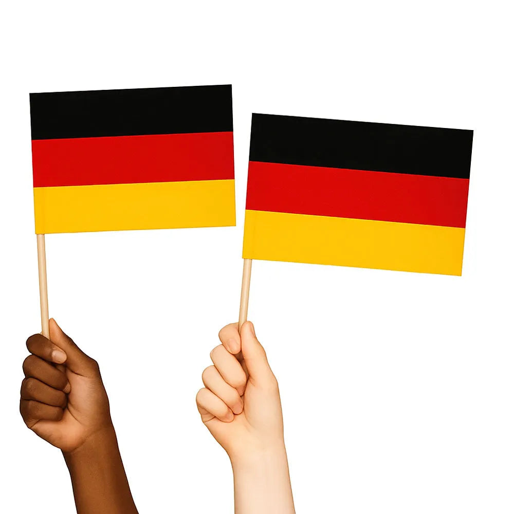 Germany Handwaving Flags