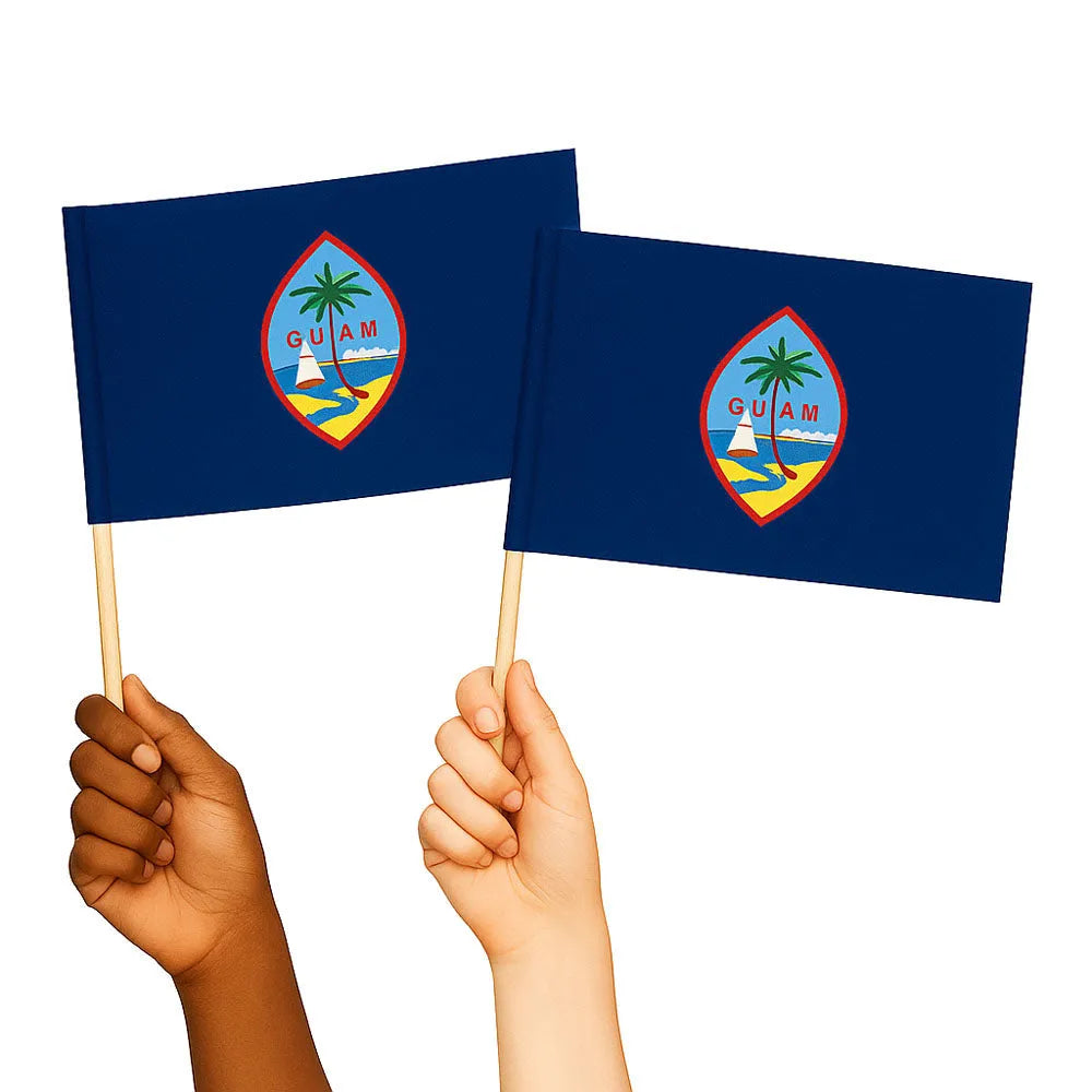 Guam Handwaving Flags