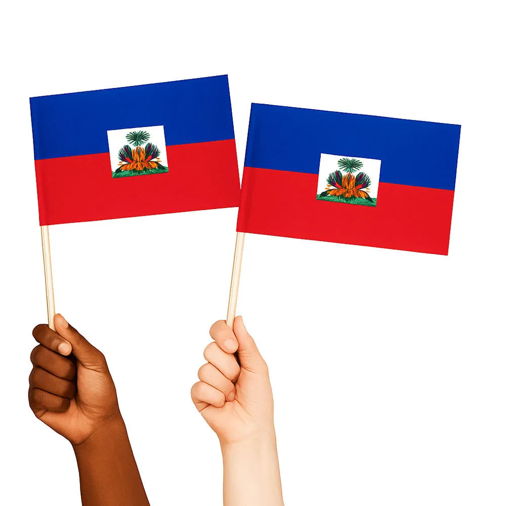 Haiti Handwaving Flags