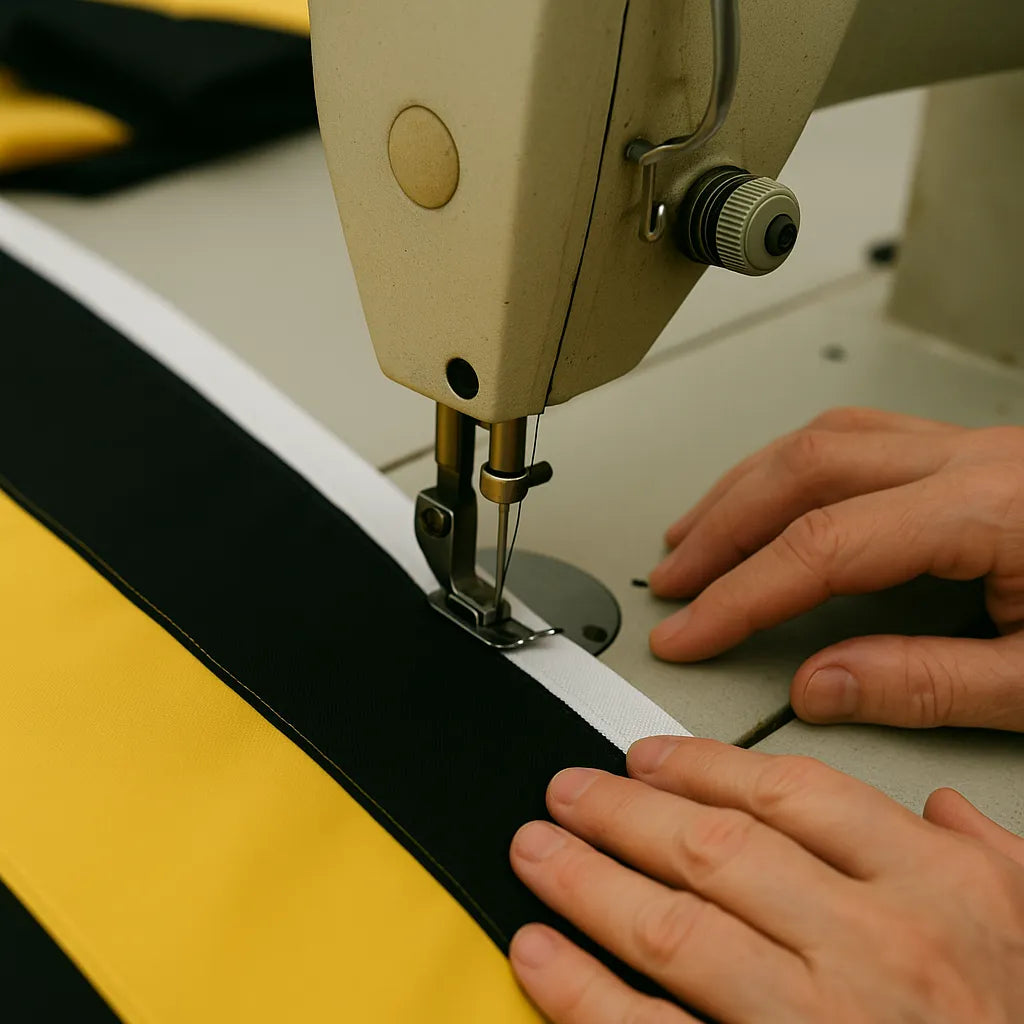 Custom Appliqué Sewn Flags